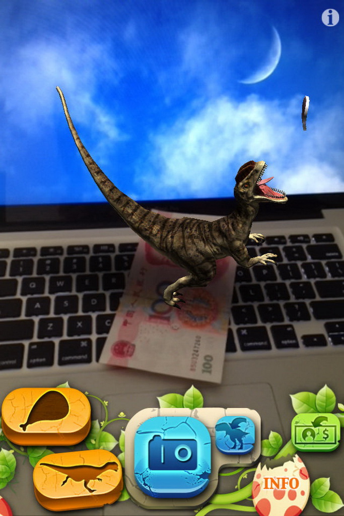 虚拟现实与游戏竞赛作品——AR恐龙世界
