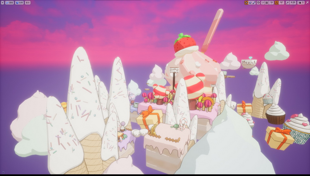 虚拟现实与游戏竞赛作品——《甜品幻想-Sweet fantasy》