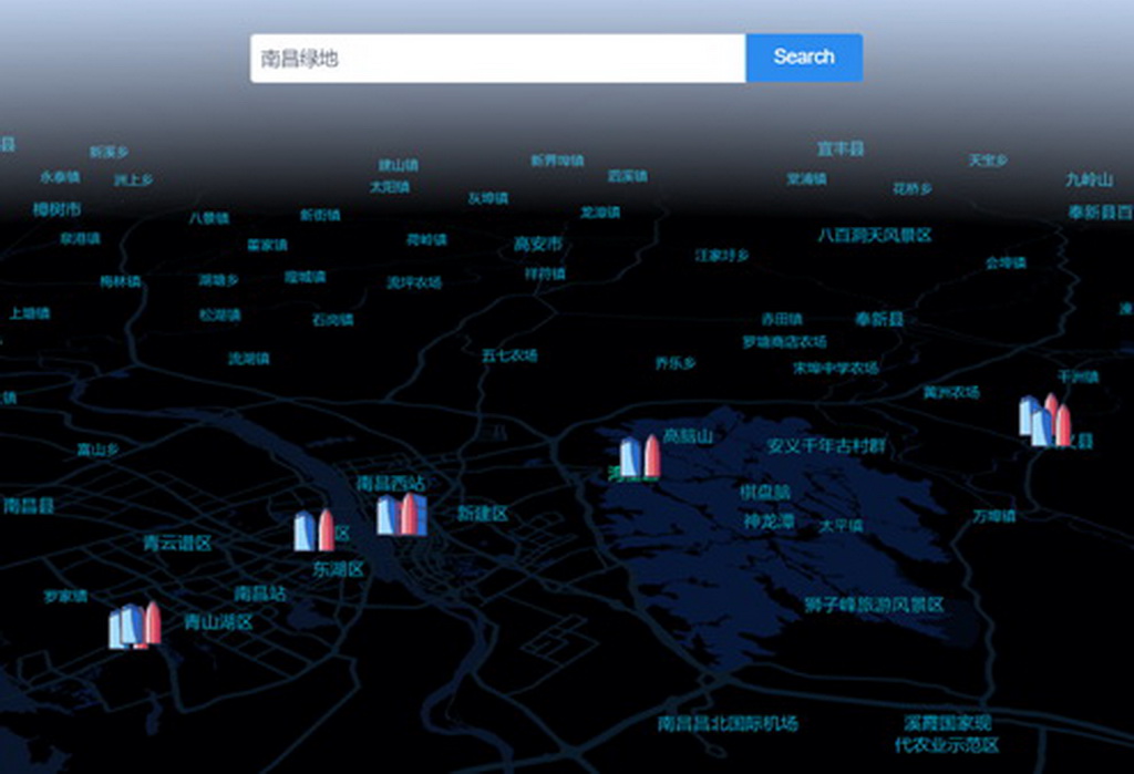 数据可视化竞赛作品——基于高德地图的招聘企业网络数据可视化展示
