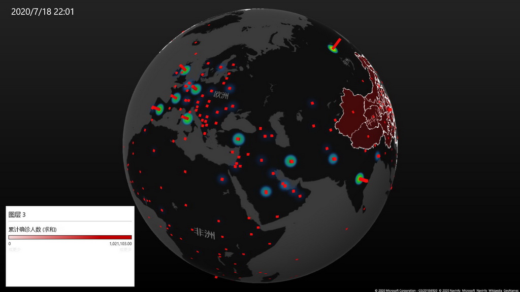 数据可视化竞赛作品——全球疫情数据可视化及美国疫情预测