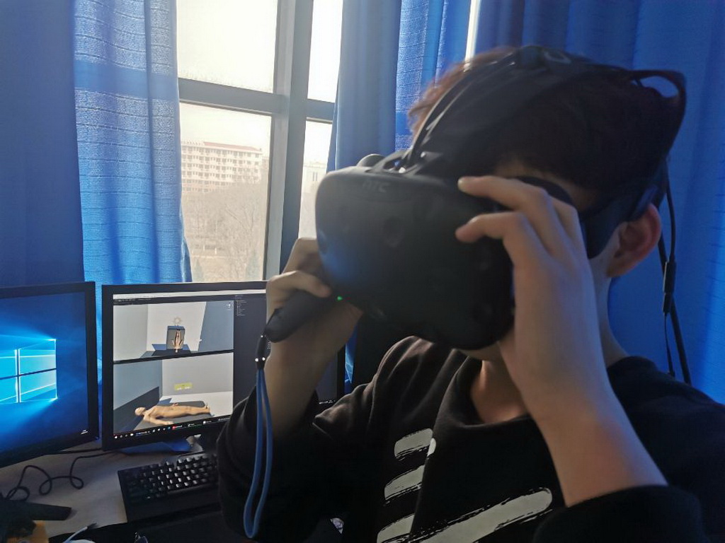 虚拟现实与游戏竞赛作品——虚拟现实针灸医学交互