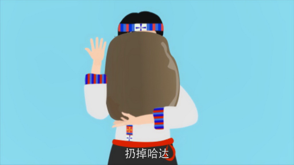 影视动漫竞赛作品——藏式体育——抱举石头