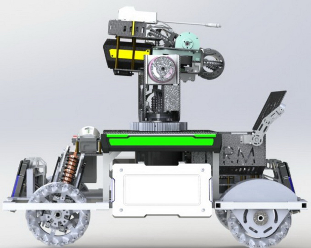 智能产品设计竞赛作品——一种基于麦克纳姆轮的巡逻报警灭火机器人