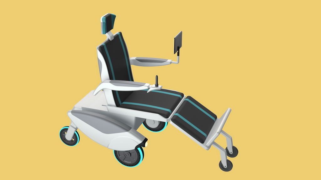 智能产品设计竞赛作品——一种助老助残的智能化人机交互多功能轮椅