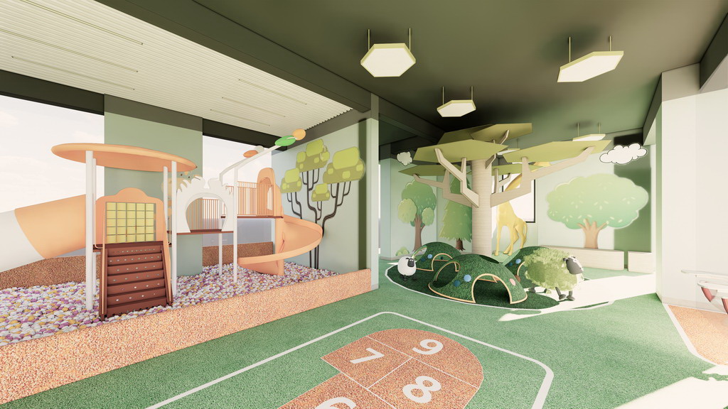 人居环境设计竞赛作品——“绿野仙踪” chasing dreams幼儿园设计