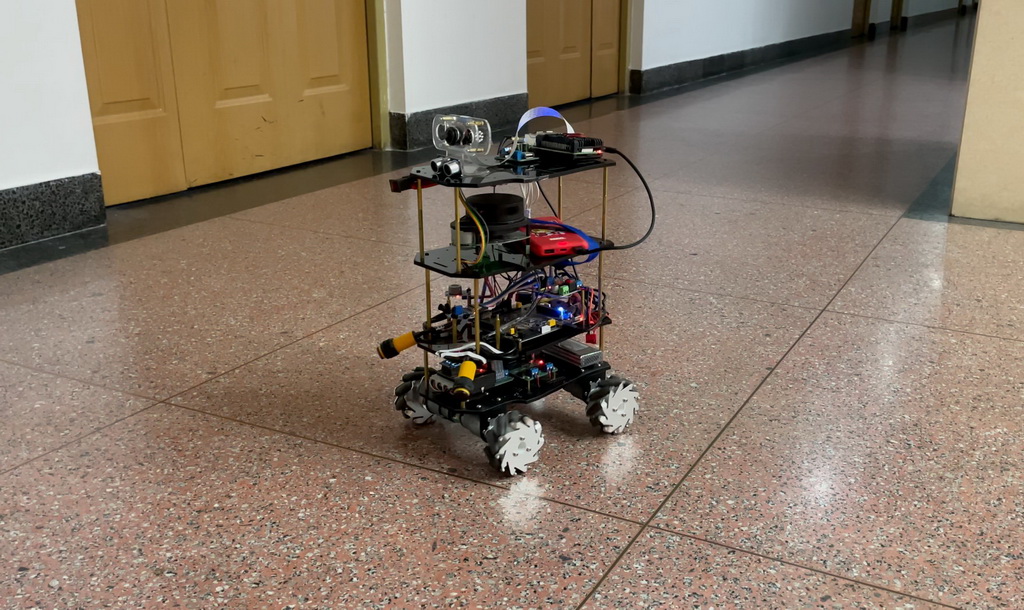 智能硬件竞赛作品——楼宇安防巡逻智能机器人
