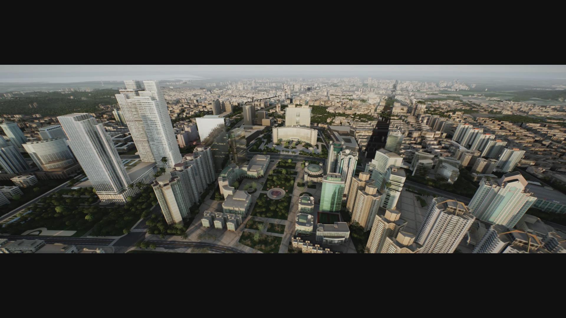 虚拟现实与游戏竞赛作品——VR全景智慧城市
