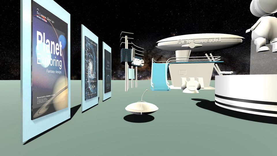 虚拟现实与游戏竞赛作品——土星与天王星的绽放