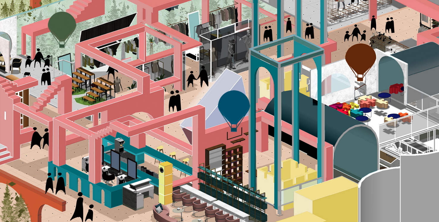 人居环境竞赛作品——情景式购物空间设计——以天津万科翡翠大道商业空间为例