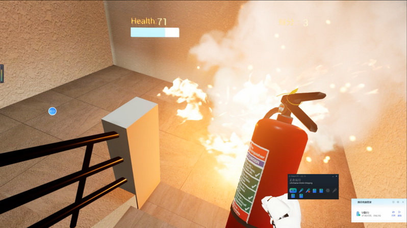 虚拟现实与游戏竞赛作品——皮特托先生-VR消防